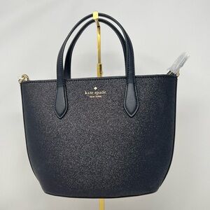 Kate Spade ♠️ KE460 New York Glimmer Satchel Tote IN Black NWT MSRP $329